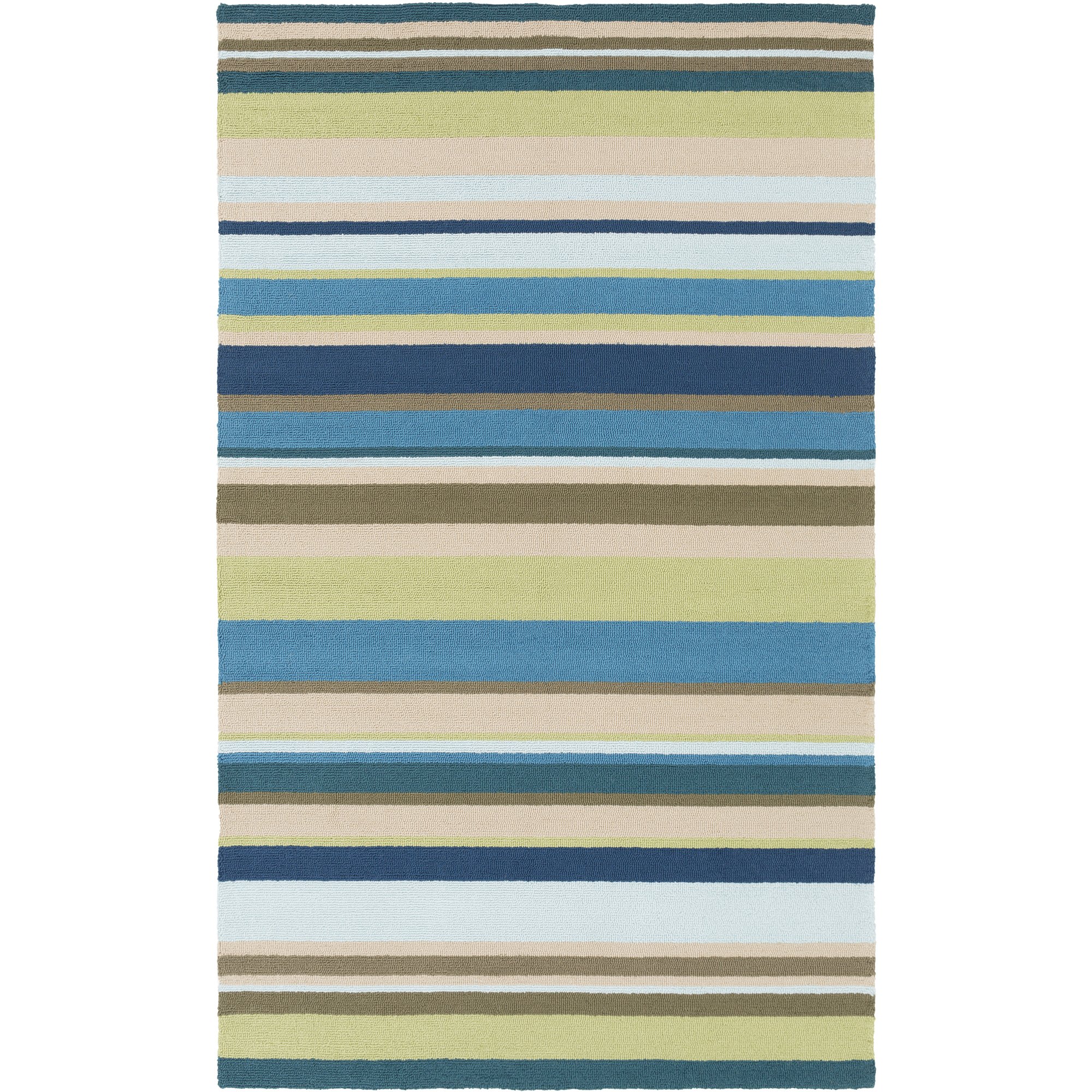 Anita 8' Round Area Rug - Soft Plush Green Carpet for Living Room, Bedroom, Home Decor | Non-Slip Backing, Easy to Clean