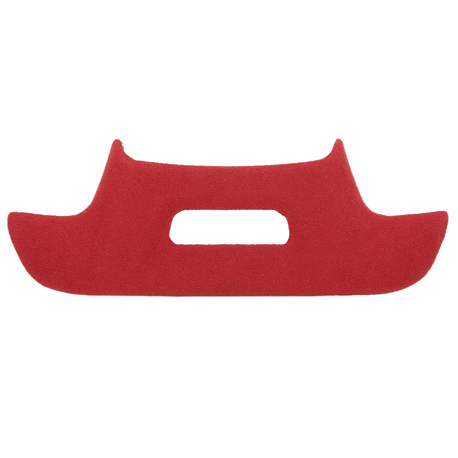 2016-2021 Chevy Camaro LHD Steering Wheel Bottom Trim Cover - Red ABS Plastic Replacement Part with Hole Design | Interior Car Accessories for Enhanced Dashboard Look & Driving Comfort