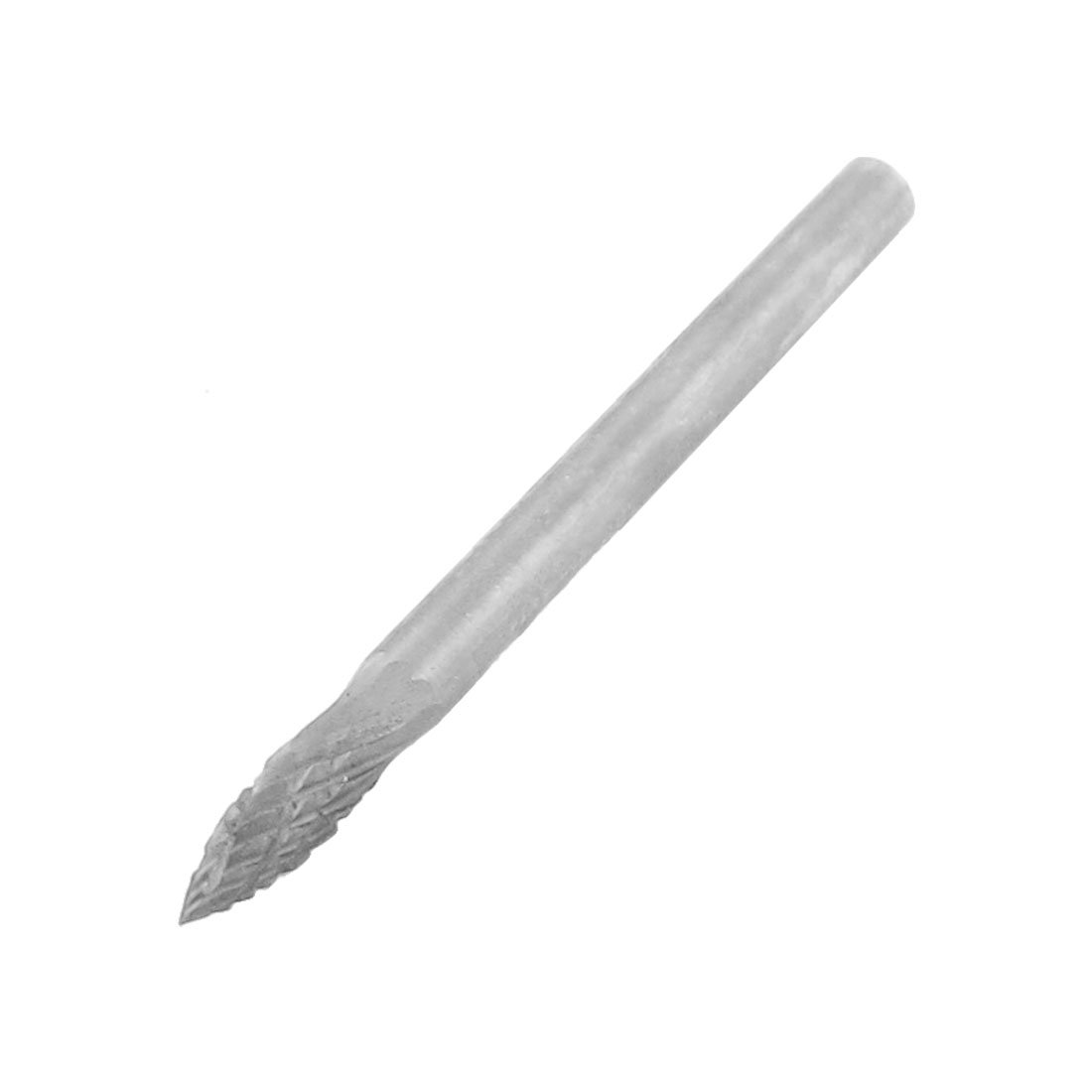 3mm Shank Tungsten Carbide Cutoff Wheels - Double Cut H Type Flame Shape Grinder Accessories for Rotary Tools - Perfect for Metal Cutting, Engraving & DIY Projects