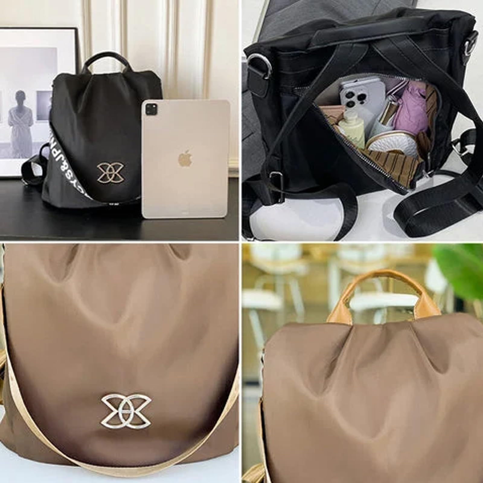Anti-Theft Large Backpack for Women - Durable Oxford Travel Bag for Commuting & Hiking