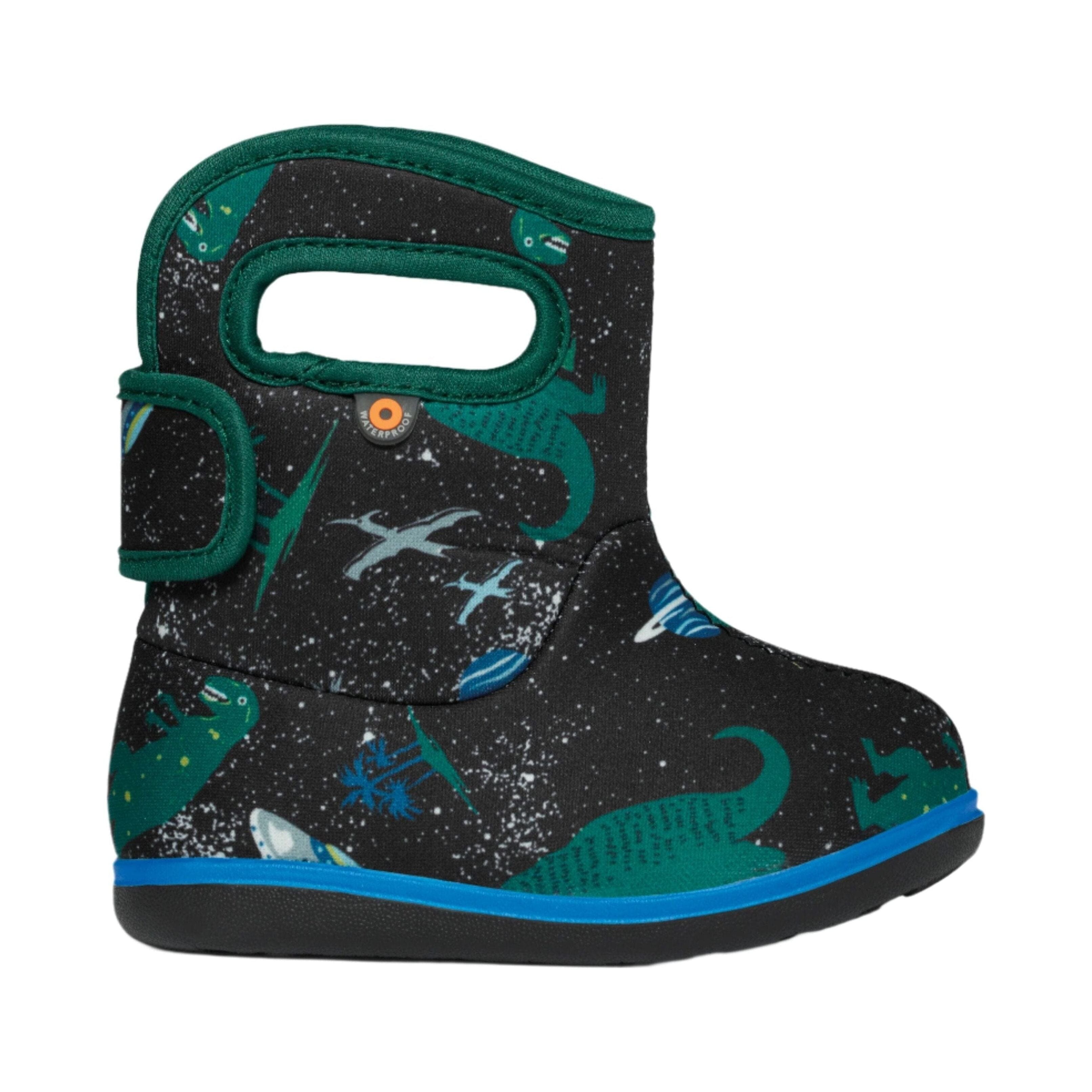 Baby Bogs II Jurassic Dino - Waterproof Kids Rain Boots with Dinosaur Design for Outdoor Play, Puddle Jumping & Preschool Adventures