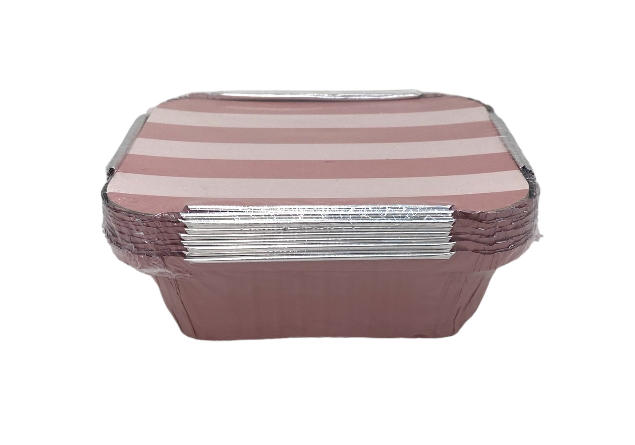 5.5x4.5x2 Inch Aluminum Foil Pans with Lids - Pack of 10 - Perfect for Baking, Meal Prep & Food Storage