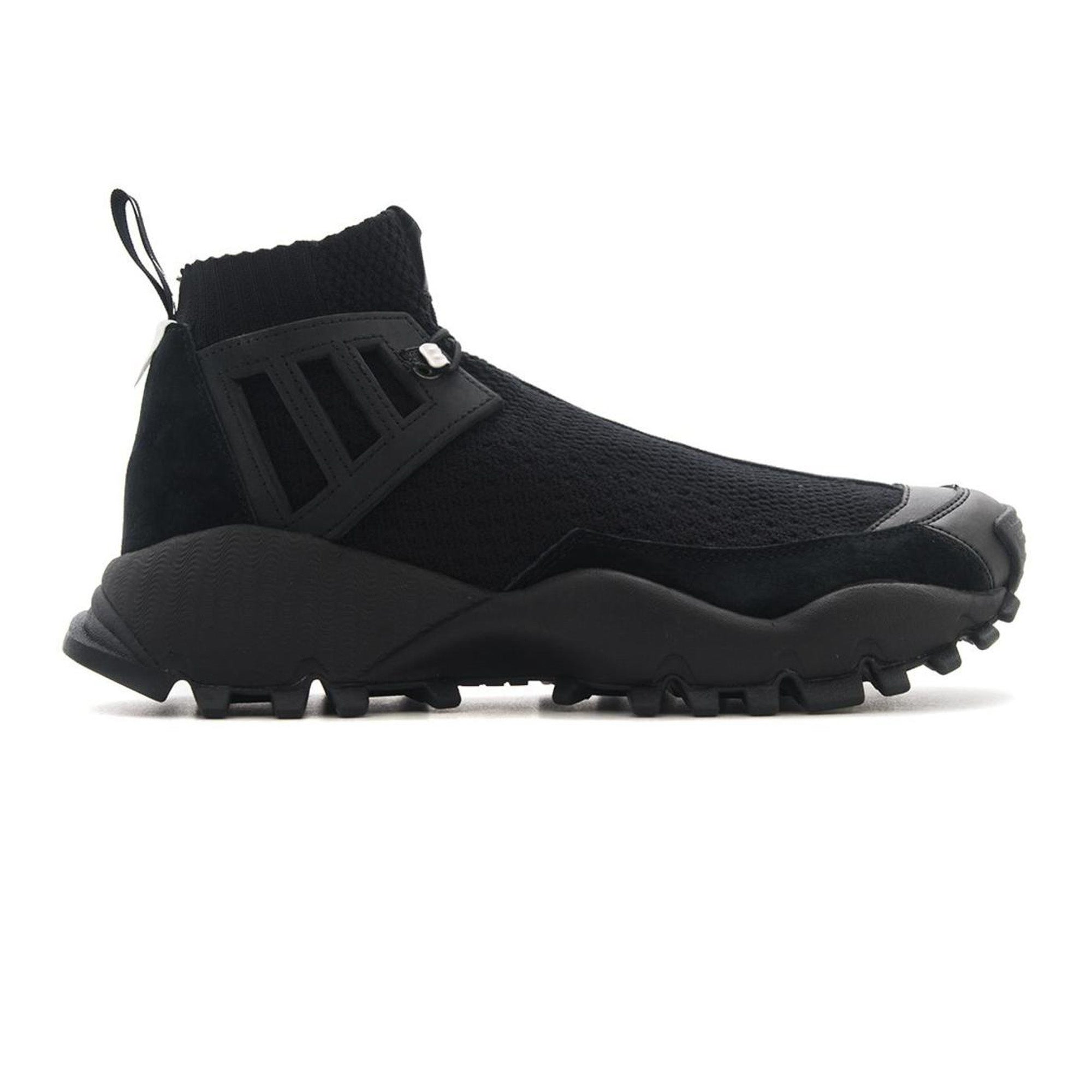 Adidas x White Mountaineering Primeknit 'SEEULATER' Sneakers - Black/White Colorway - Limited Edition Running Shoes for Men - Perfect for Urban Exploration & Outdoor Adventures