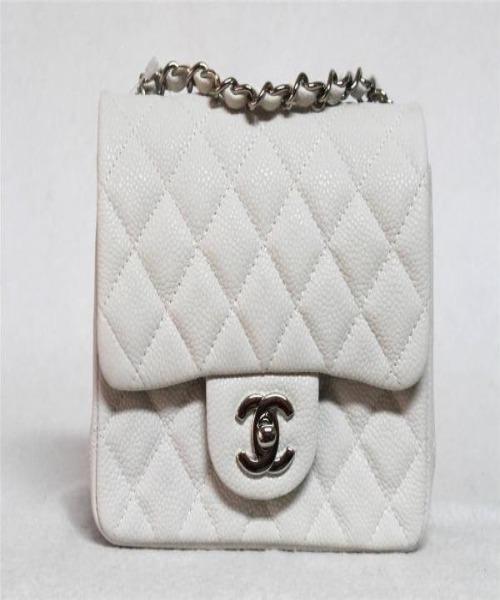 Chanel Mini Flap Bag White - Luxury Designer Crossbody Bag for Women | Perfect for Date Night, Parties & Special Occasions