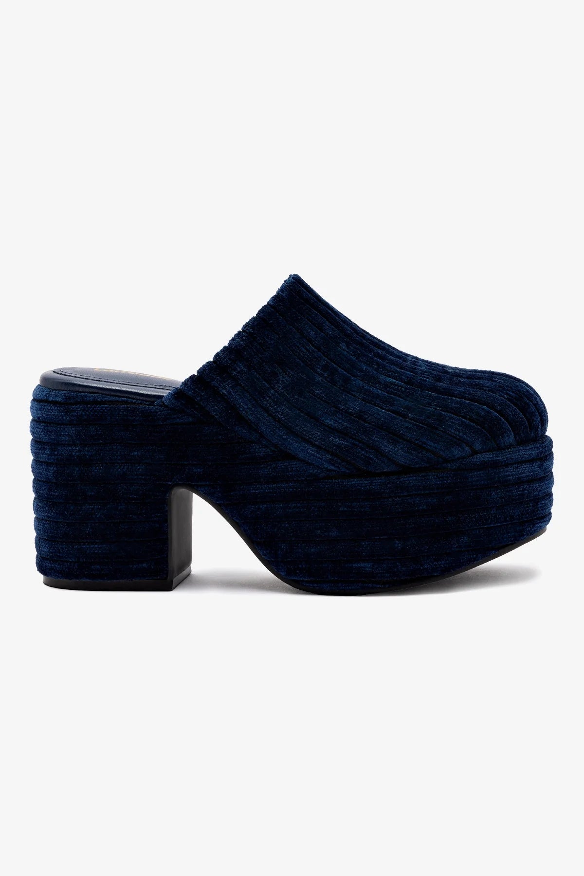 Miso Platform Clog - Comfortable Slip-On Shoes for Women in Midnight Velvet Color | Perfect for Casual Wear, Home, and Outdoor Activities