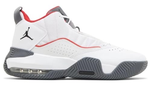 White/Light Graphite/University Red/Black