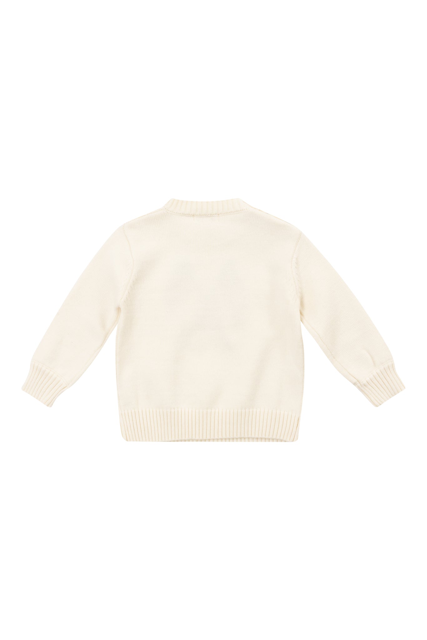 Soft Cream Baby Freedom Sweater - Cozy & Stylish Knitwear for Infants - Perfect for Playtime, Outings & Family Photos