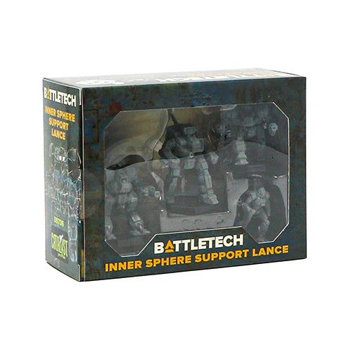 BattleTech Miniature ForcePack: Inner Sphere Support Lance - MechWarrior Tabletop Game Miniatures for Wargaming & Collecting - Perfect for Strategy Battles & Sci-Fi Fans