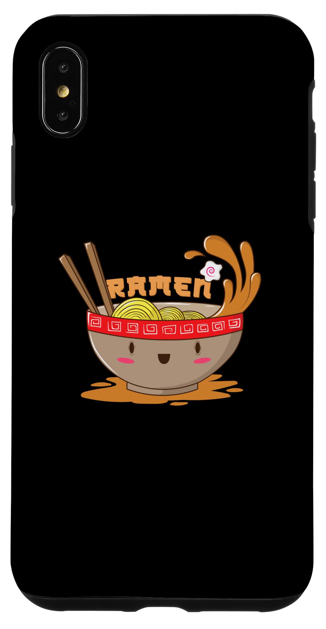 iPhone XS Max Case - Japanese Ramen Noodle Soup Design | Stylish Protective Cover for iPhone XS Max | Perfect for Anime Fans & Food Lovers