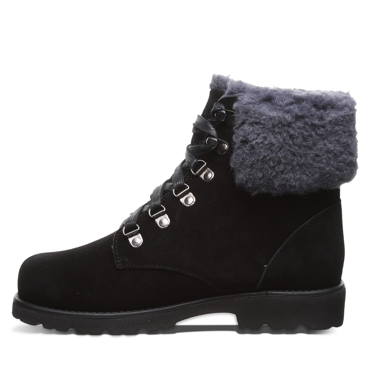 BEARPAW Women's Sam Suede Lace-Up Boots - Lightweight, Comfortable & Stylish | Multiple Sizes & Colors Available | Perfect for Casual Outings, Fall & Winter Fashion