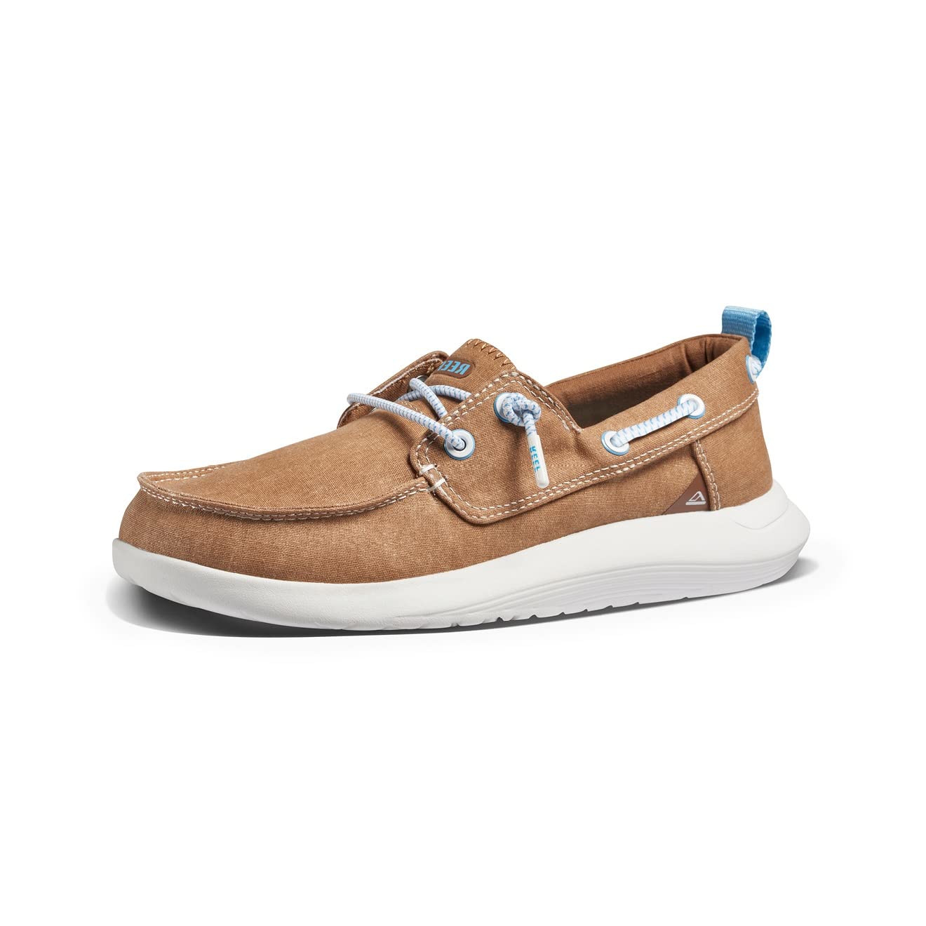 REEF Swellsole Pier Boat Shoe for Men & Women - Comfortable Memory Foam Footbed, Lightweight & Flexible Slip-On Deck Shoes - Perfect for Boating, Beach, and Casual Wear
