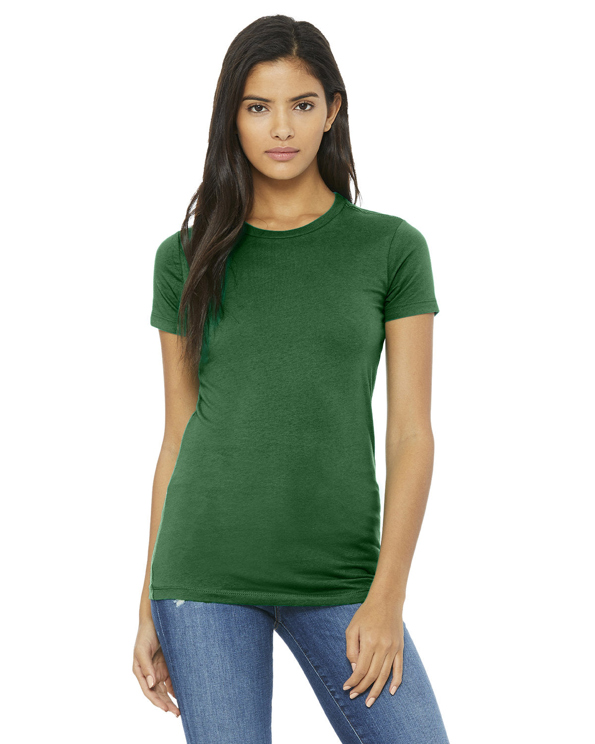 Bella + Canvas 6004 Women's Slim Fit Short Sleeve T-Shirt - Soft Cotton Crew Neck Tee for Casual Wear, Gym & Everyday Outfits