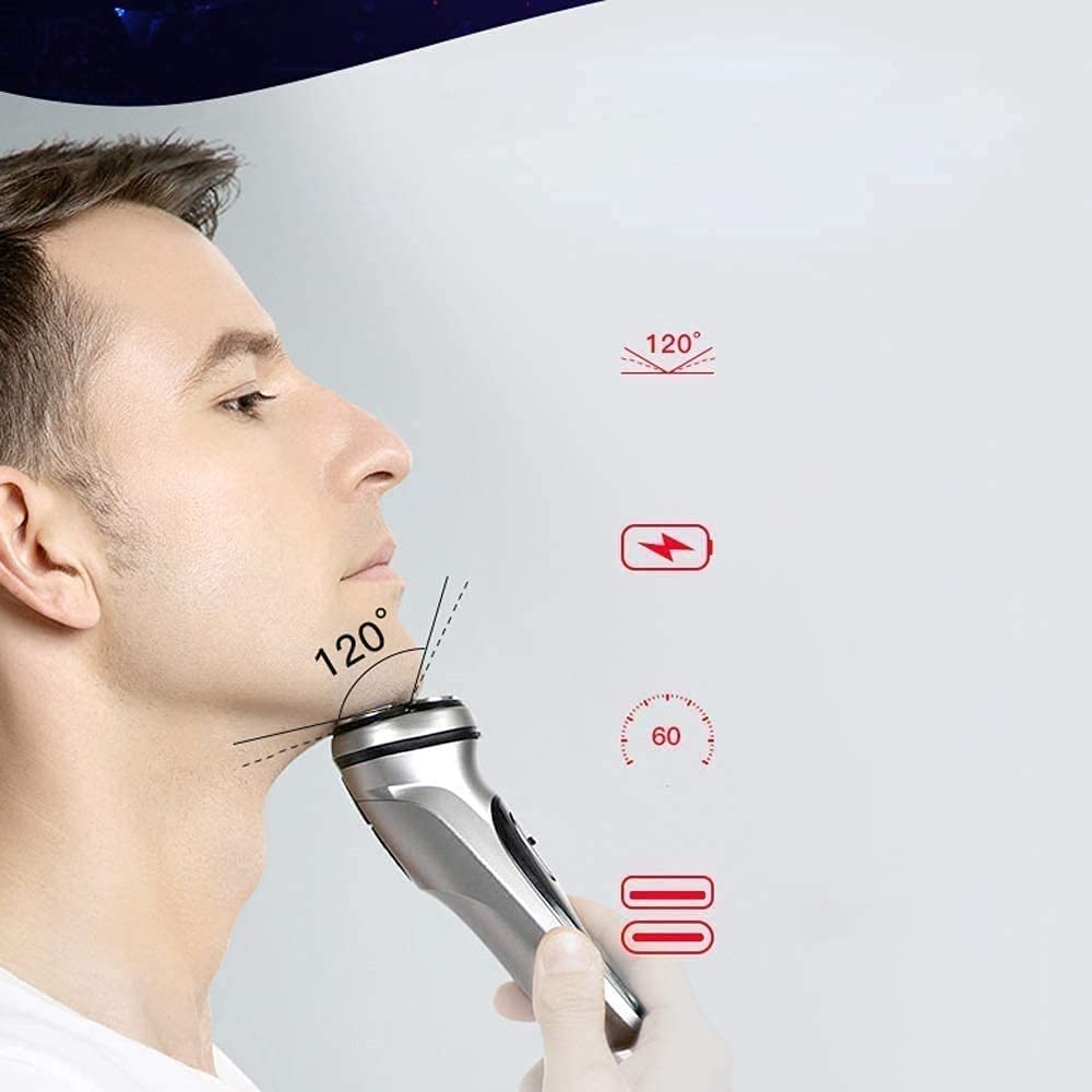 Best Electric Razors for Men - Rechargeable Wet/Dry Cordless Waterproof Shaver - Perfect for Travel, Gym & Daily Shaving at Home