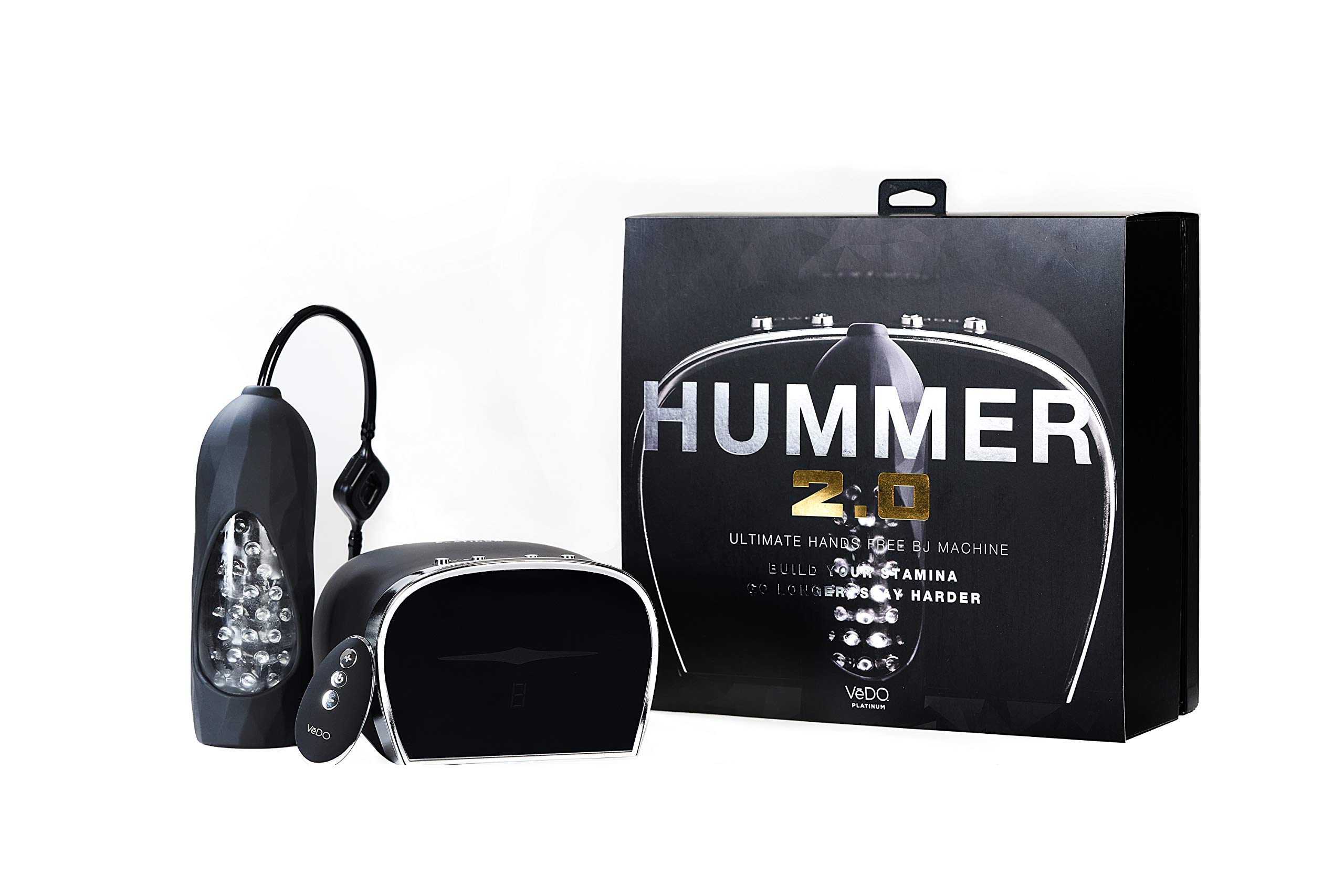 VeDO Hummer 2.0 Vibrating Oral Sex Toy for Men - Powerful Suction & Stamina Training - Enhance Intimacy & Pleasure - Perfect for Couples Play & Solo Use