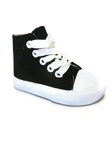 Kids High-Top Canvas Sneakers - 6 Colors for Toddlers & Children | Playtime & School Shoes