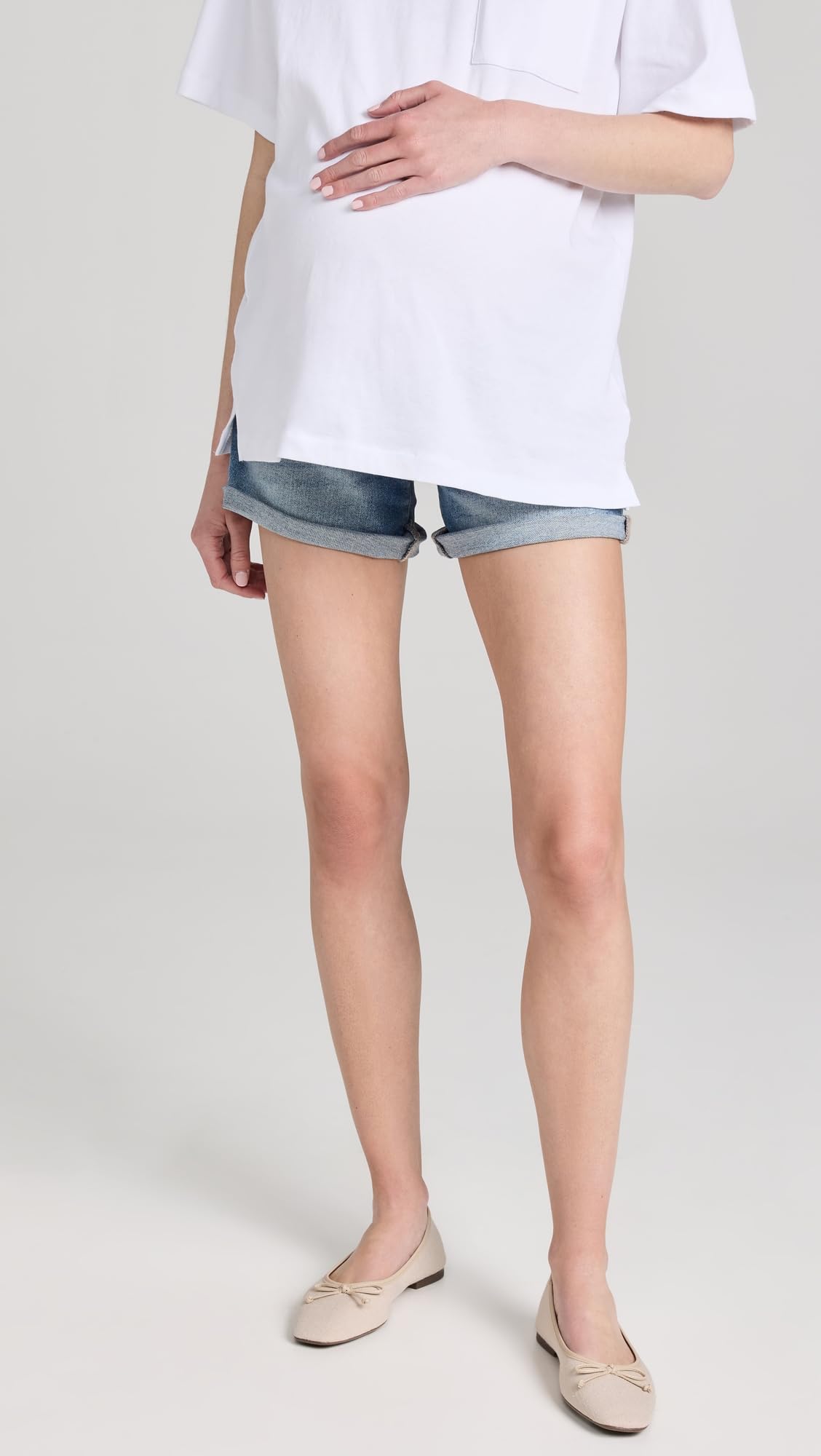 DL1961 Women's Zoie Maternity Shorts - Relaxed 4.5