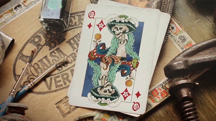 El Reino de Los Muertos Expert Edition Playing Cards - Premium Spanish-Themed Deck for Magic Tricks, Poker & Cardistry | Perfect for Collectors, Game Nights & Professional Performances