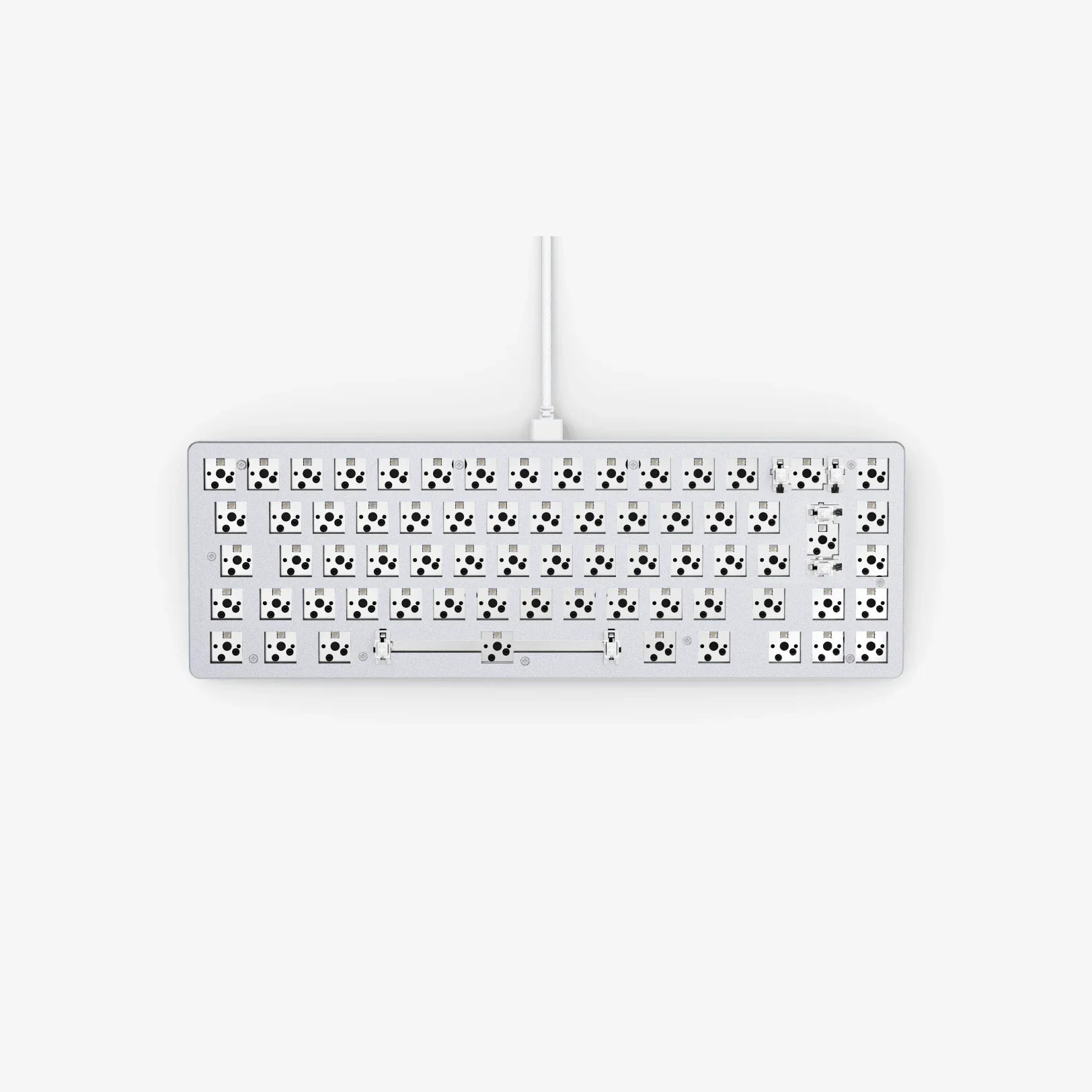 GMMK 2 Barebones 65% Compact Mechanical Keyboard Kit - Hot-Swappable PCB for Custom Gaming & Office Typing Setup