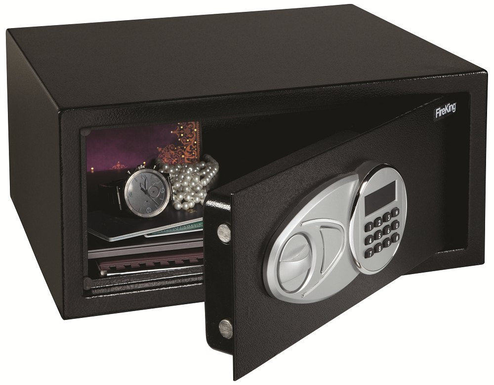 FireKing LT1507 Gary Laptop Safe - Secure Laptop Storage for Home & Office - Fireproof & Theft-Proof Safe for MacBook, iPad, and Important Documents