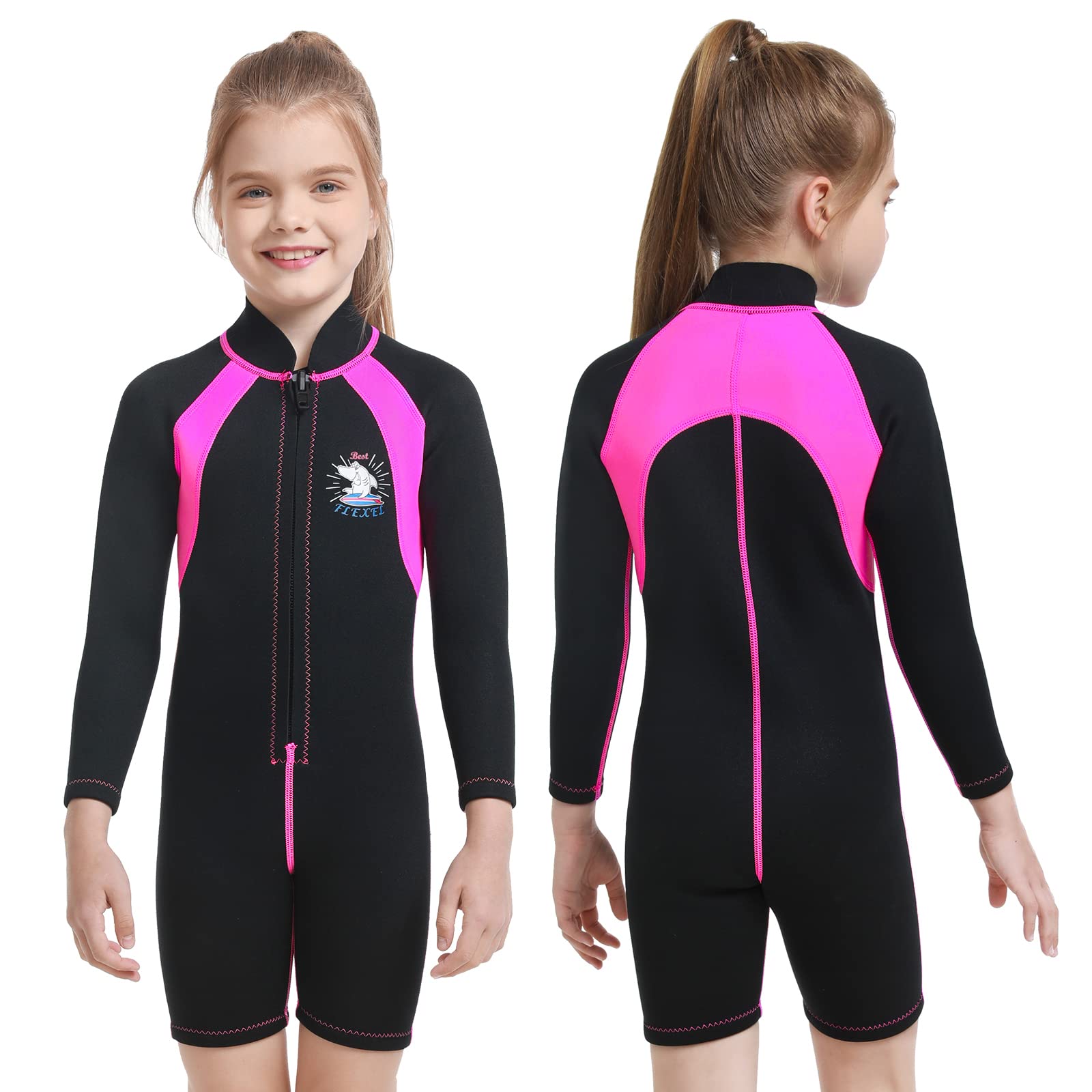 **Kids Neoprene Wetsuit for Boys & Girls - Cold Water Youth Wetsuit for Surfing, Swimming, Snorkeling, Kayaking & Scuba Diving | Perfect for Beach Trips & Water Sports**