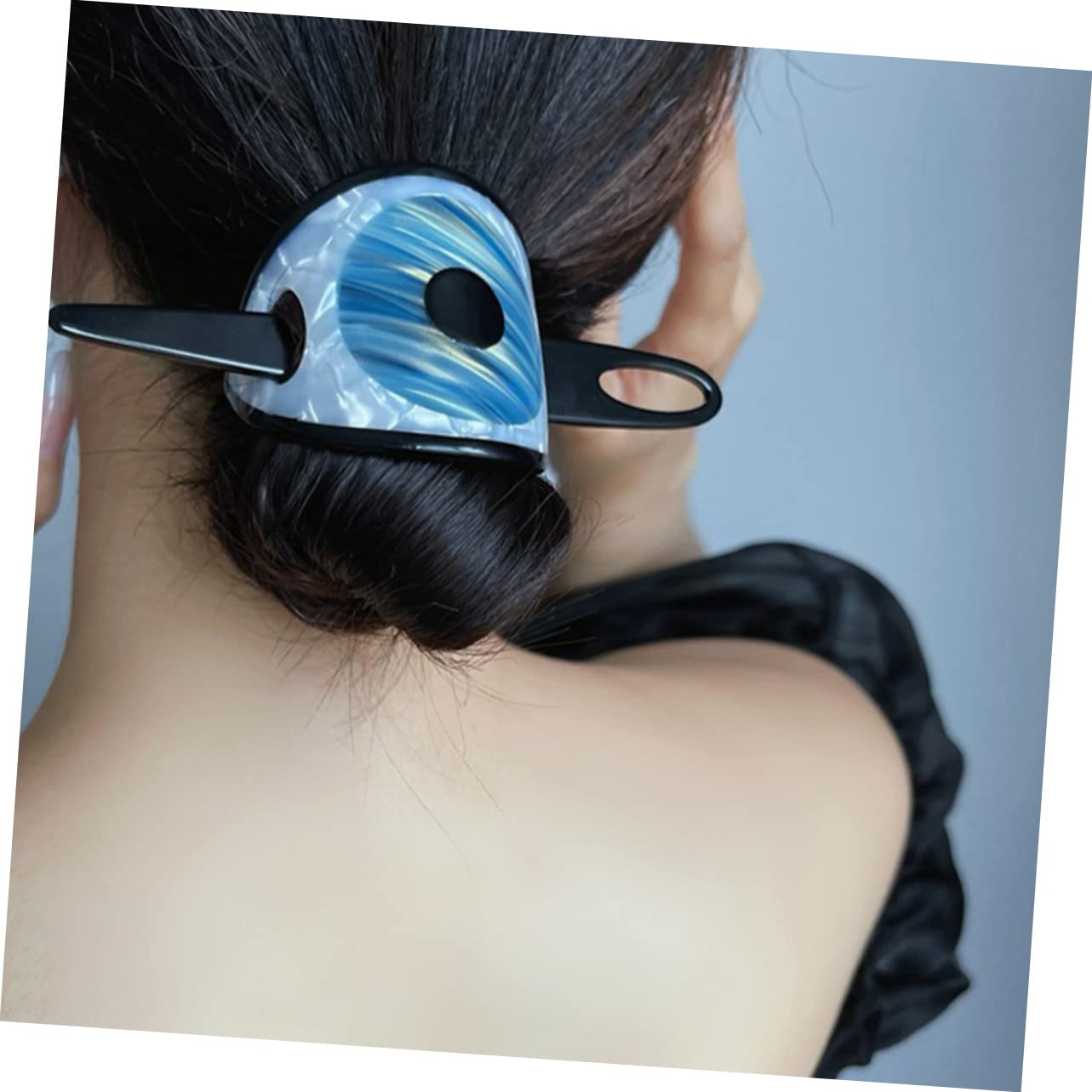 LALAFINA Elegant Retro Hair Stick - Ponytail Cuff, Bun Clip & French Hair Pin for Women | Hair Styling Accessories for Updo, Wedding, Party & Everyday Use