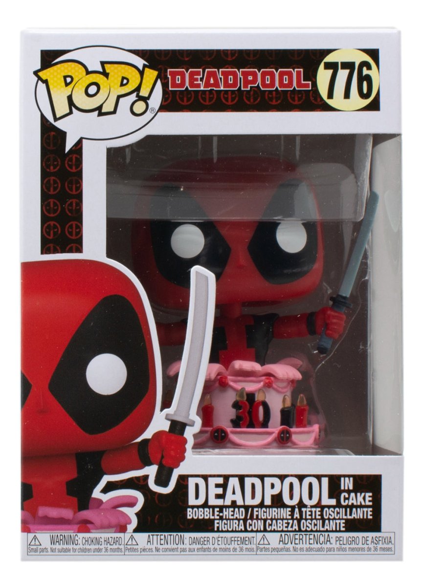 Marvel Deadpool In Cake Funko Pop! Vinyl Figure #776 - Collectible Action Figure for Marvel Fans, Perfect for Display, Gifts & Home Decor