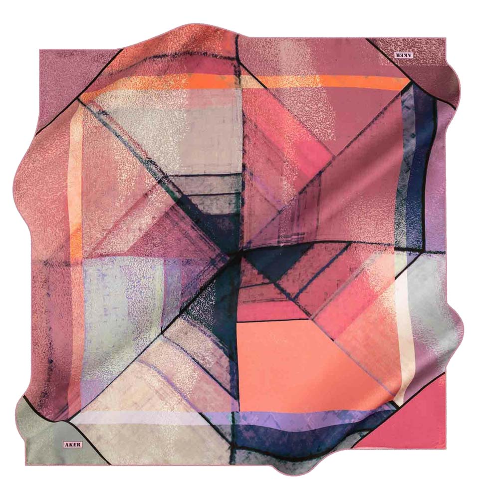 Premium Aker Turkish Silk Hijab Scarf - Soft Breathable Muslim Headscarf for Women, Spring Summer 2020 Collection #7952 in Elegant Pink - Perfect for Daily Wear, Prayer, and Special Occasions
