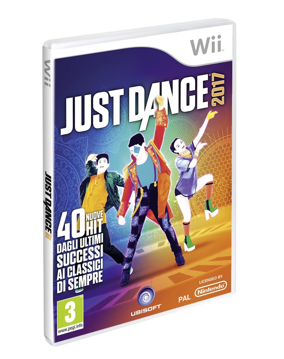 Just Dance 2017 for Nintendo Wii - Fun Family Dance Game with 40+ Hit Songs - Perfect for Parties, Fitness & Kids Activities