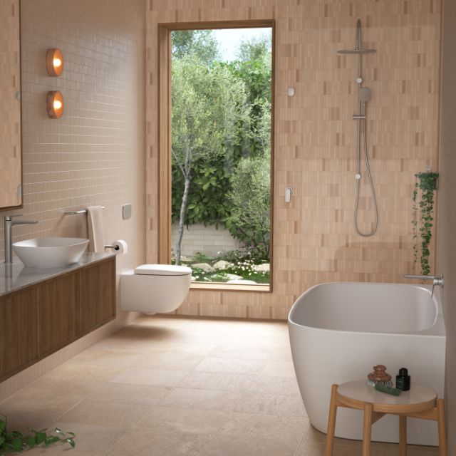Caroma Contura II Cleanflush Wall-Mounted Toilet Suite with GermGard Technology - Matte White | Space-Saving Modern Bathroom Solution for Small Homes & Apartments
