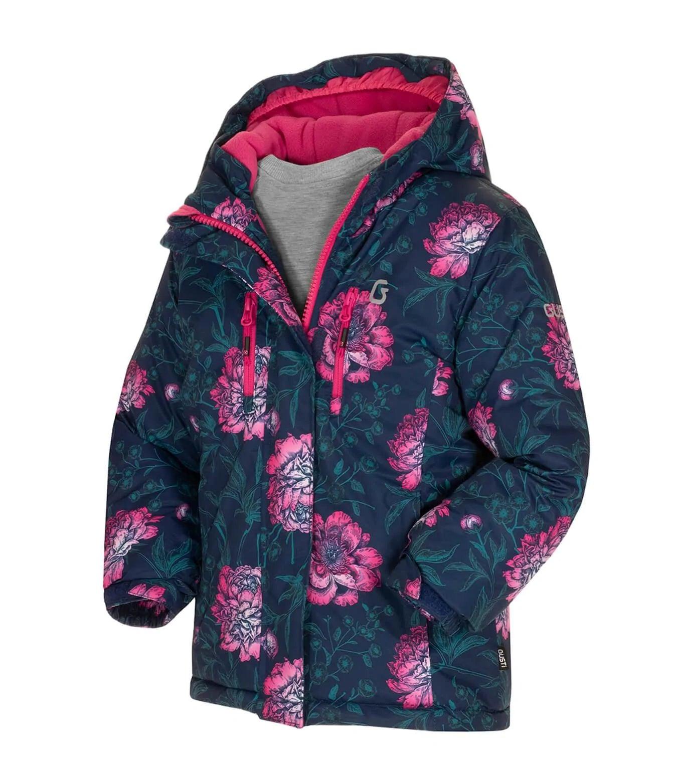 Gusti Makena Waterproof Snowsuit for Kids - Warm Winter Jacket & Pants Set, Ocean Blue - Perfect for Skiing, Snowboarding & Outdoor Winter Activities