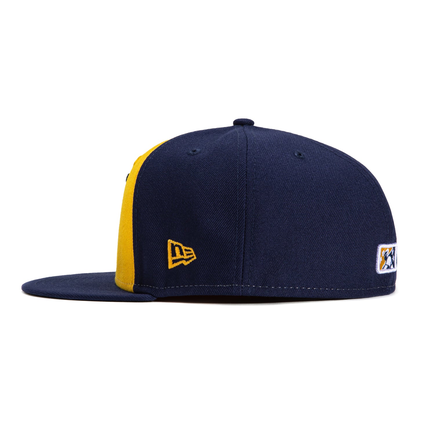 New Era 59Fifty Nashville Brewskis Rail Hat - Gold & Light Navy Baseball Cap for Men - Perfect for Sports Fans, Concerts & Casual Streetwear