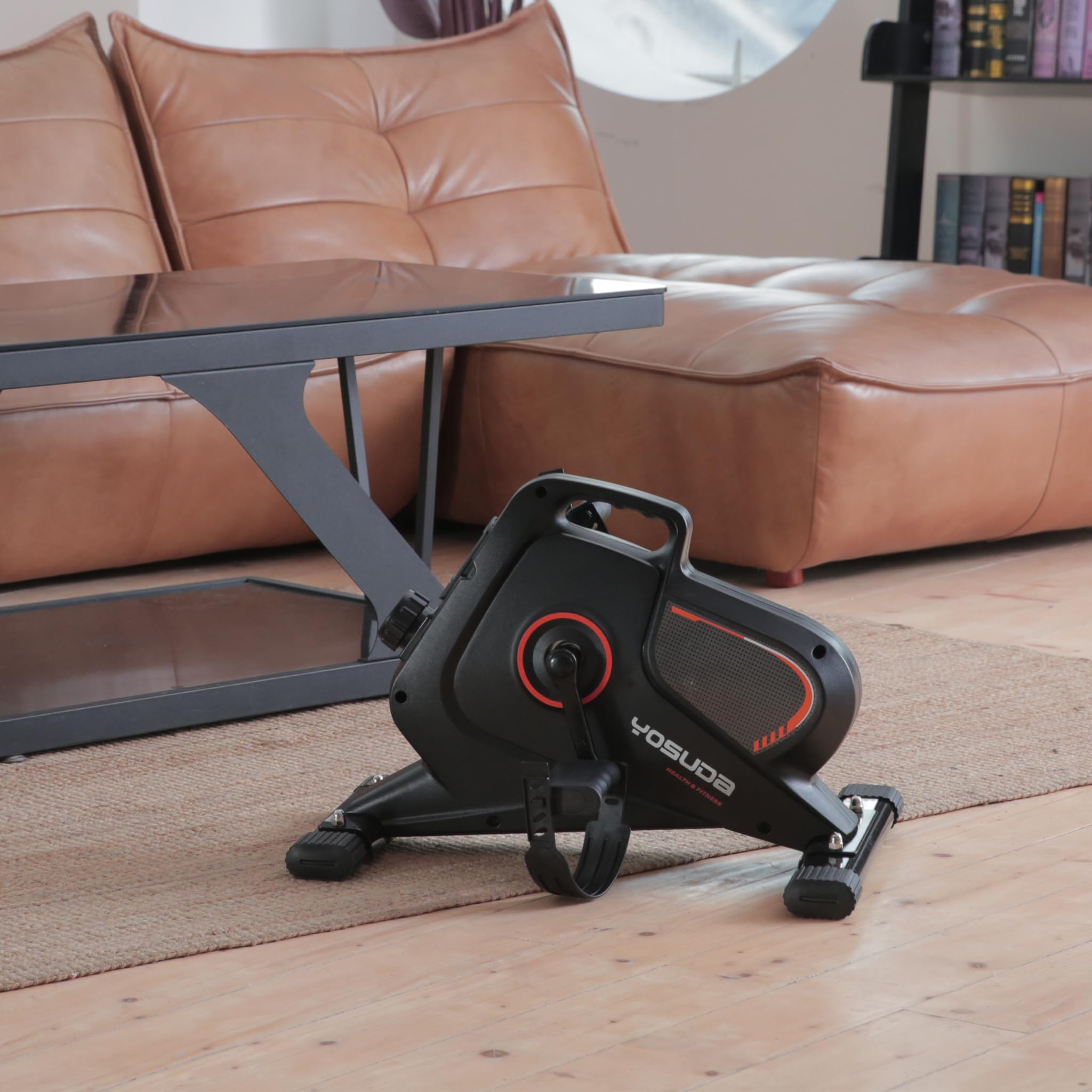 YOSUDA Magnetic Under Desk Bike Pedal Exerciser - Mini Exercise Bike for Arm & Leg Workouts, Compact Desk Pedal Bike for Home & Office Use - Stay Active While Working or Watching TV
