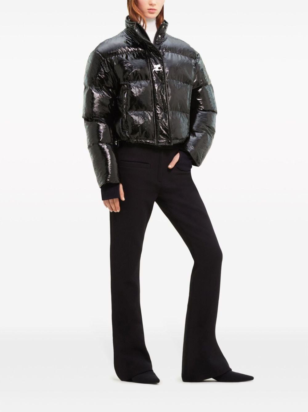 Courreges PRE Black Coats for Women - Stylish Winter Outerwear for Casual & Formal Occasions