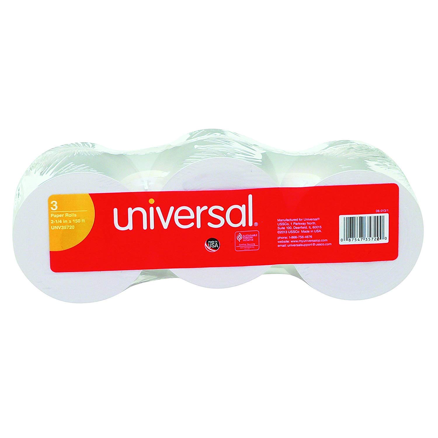 **Universal 35720 Adding Machine/Calculator Paper Roll - 16 lb, 1/2