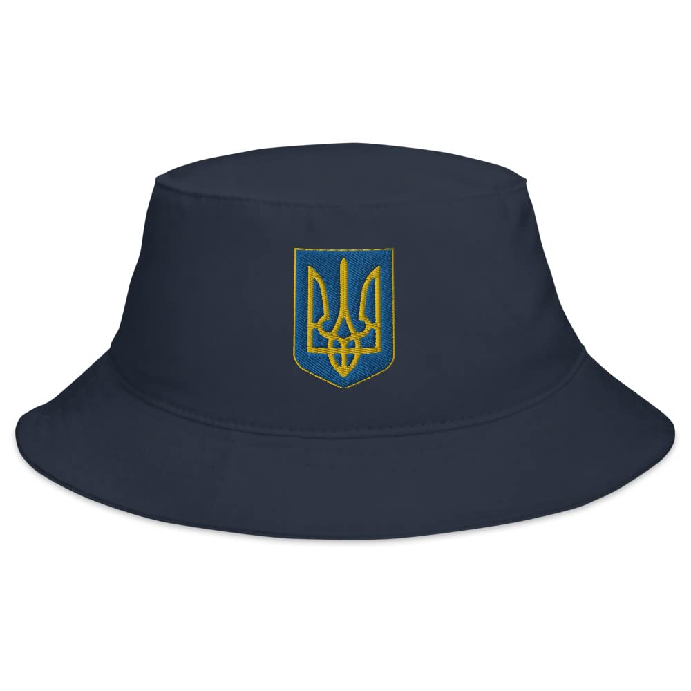 Stylish Ukraine Bucket Hat for Men & Women - Patriotic Ukrainian Flag Design Sun Hat for Outdoor Activities, Travel & Summer Fashion