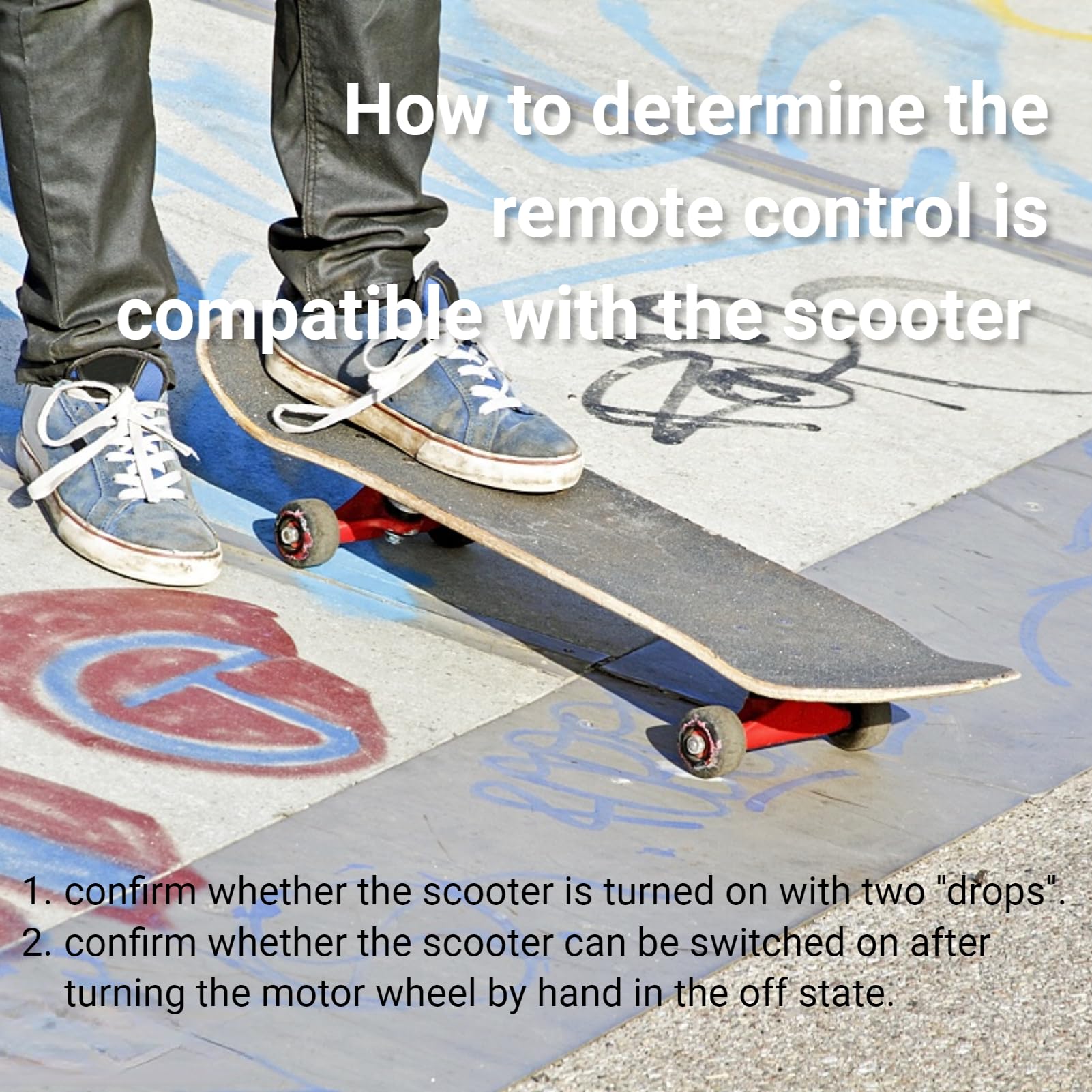 2.4G Wireless Remote Control for Electric Skateboard - Replacement Handheld Controller with Long Range for 4-Wheel Skateboards | Perfect for Commuting, Cruising & Outdoor Adventures