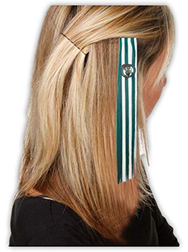 Boston Celtics Team Color Hair Clip Extensions for Women - Perfect for Game Day, Cosplay, and Sports Fan Accessories
