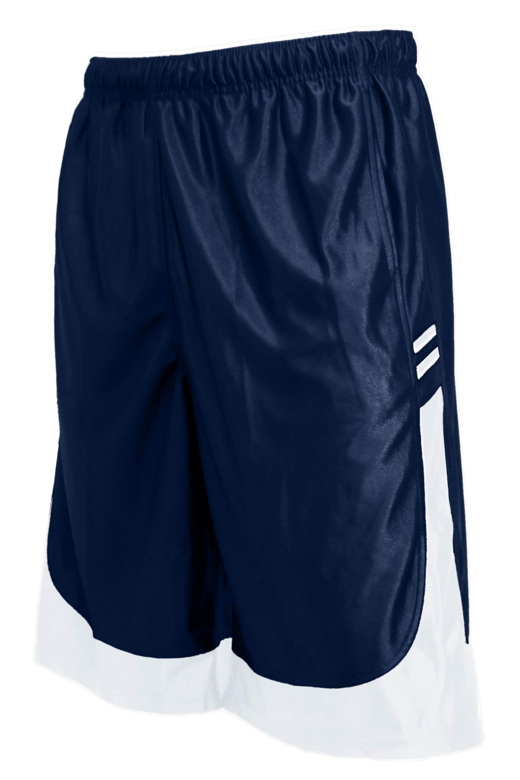 TL Men's Athletic Gym Workout Shorts with Pockets - Breathable Mesh & Dazzle Basketball Shorts for Running, Training & Sports (Single or Multi-Pack) - Perfect for Gym, Basketball & Casual Wear