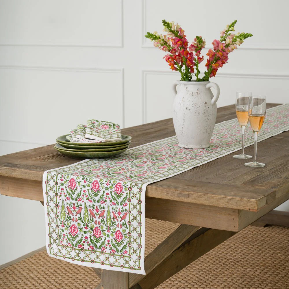 Dove & Cypress Pink and Green Collection - Elegant Home Decor for Living Room, Bedroom, and Office Spaces