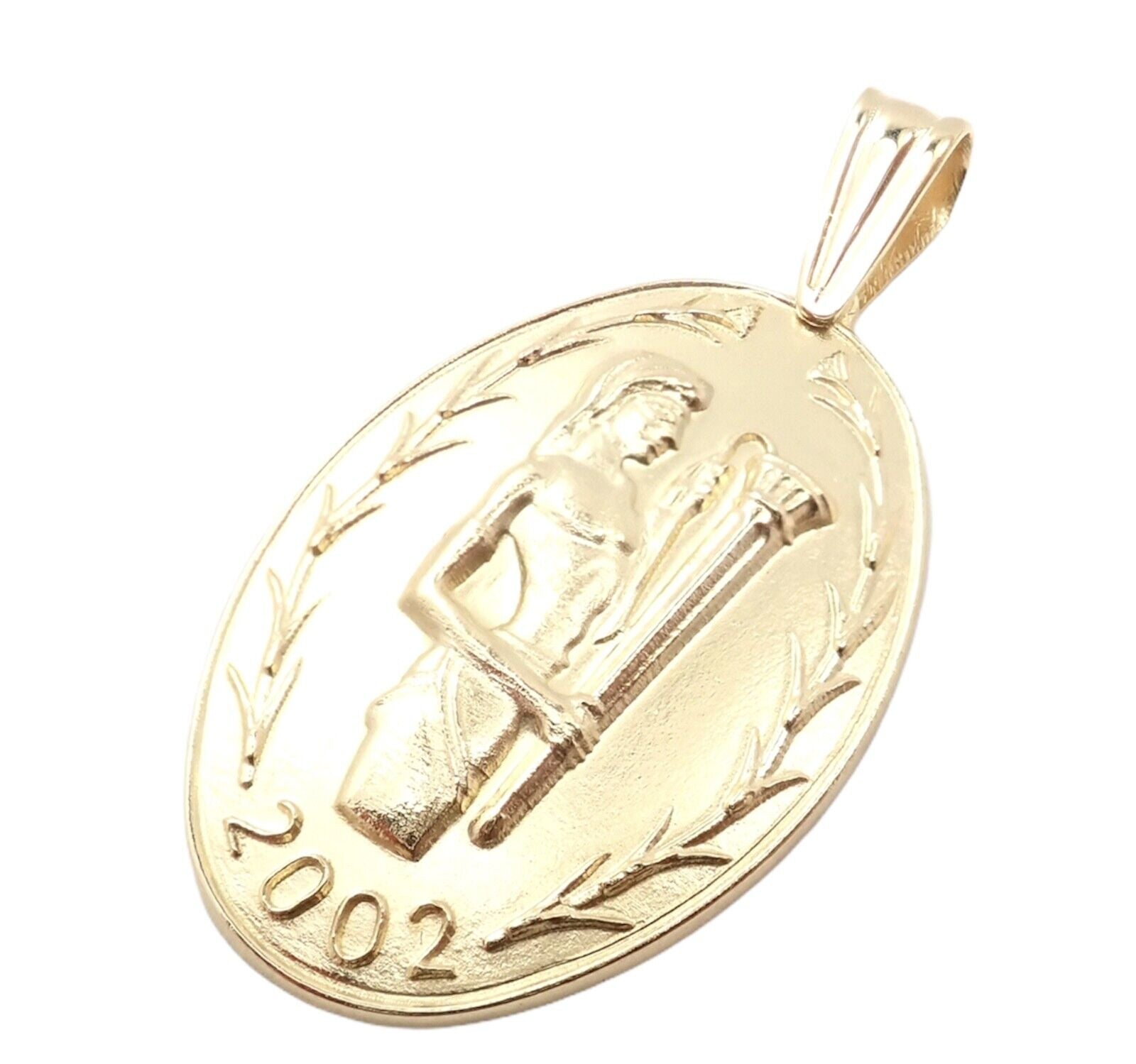 Vintage Ilias Lalaounis 18K Gold Good Luck Charm Pendant Necklace 2002 - Perfect for Special Occasions & Gift Giving