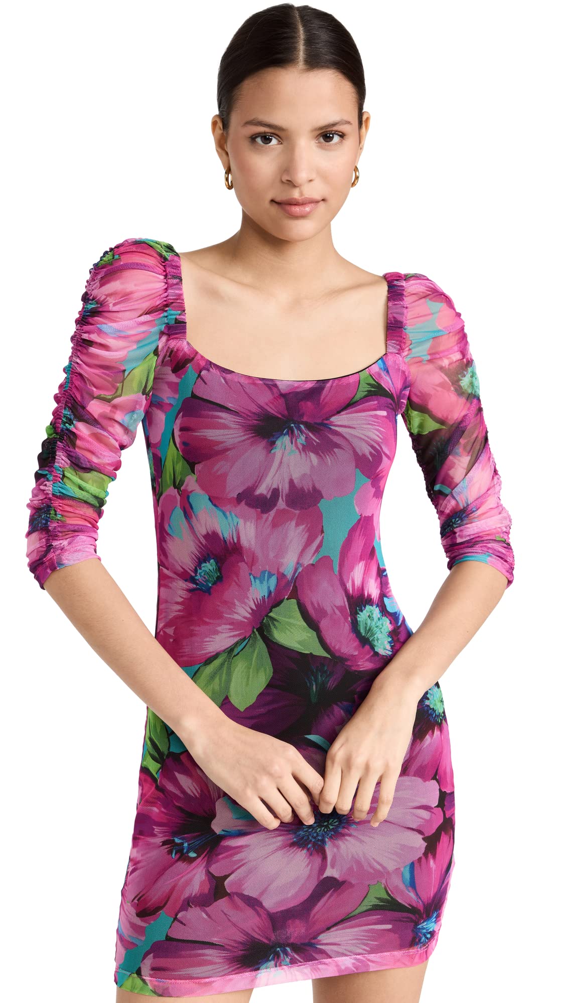 Black Halo Women's Fang Mini Dress - Elegant Cocktail Party & Evening Wear for Special Occasions