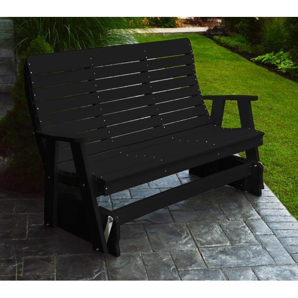 A & L Furniture Poly Winston Glider - Comfortable Rocking Chair for Nursery, Living Room & Outdoor Use - Perfect for Relaxing, Nursing & Lounging