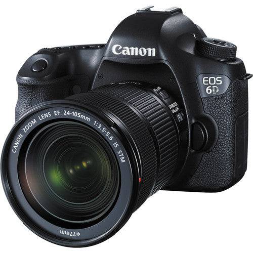 Canon EOS 6D Full Frame DSLR Camera with 24-105mm f/3.5-5.6 STM Lens Kit - Professional Photography for Travel, Portraits & Landscapes (USA Version)