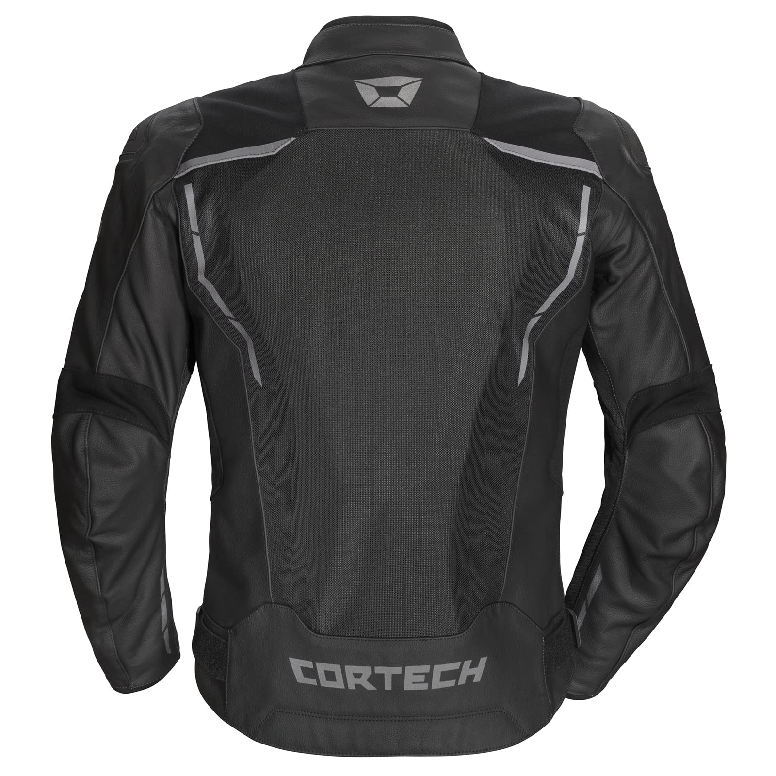 Cortech Vader Motorcycle Jacket for Men - Durable Leather Riding Jacket with Armor Protection - Ideal for Street Biking, Cruising & Motorcycle Adventures