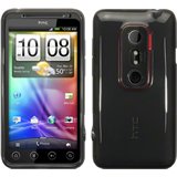 HTC Evo 3D Shockproof Gel Case - Black Protective Cover for HTC Evo 3D Smartphone | Perfect for Everyday Use, Travel & Outdoor Activities