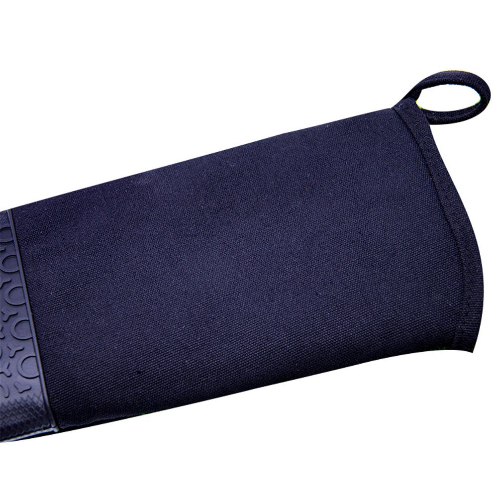 Professional Heat Resistant Silicone Oven Mitts - Extra Long 19.5