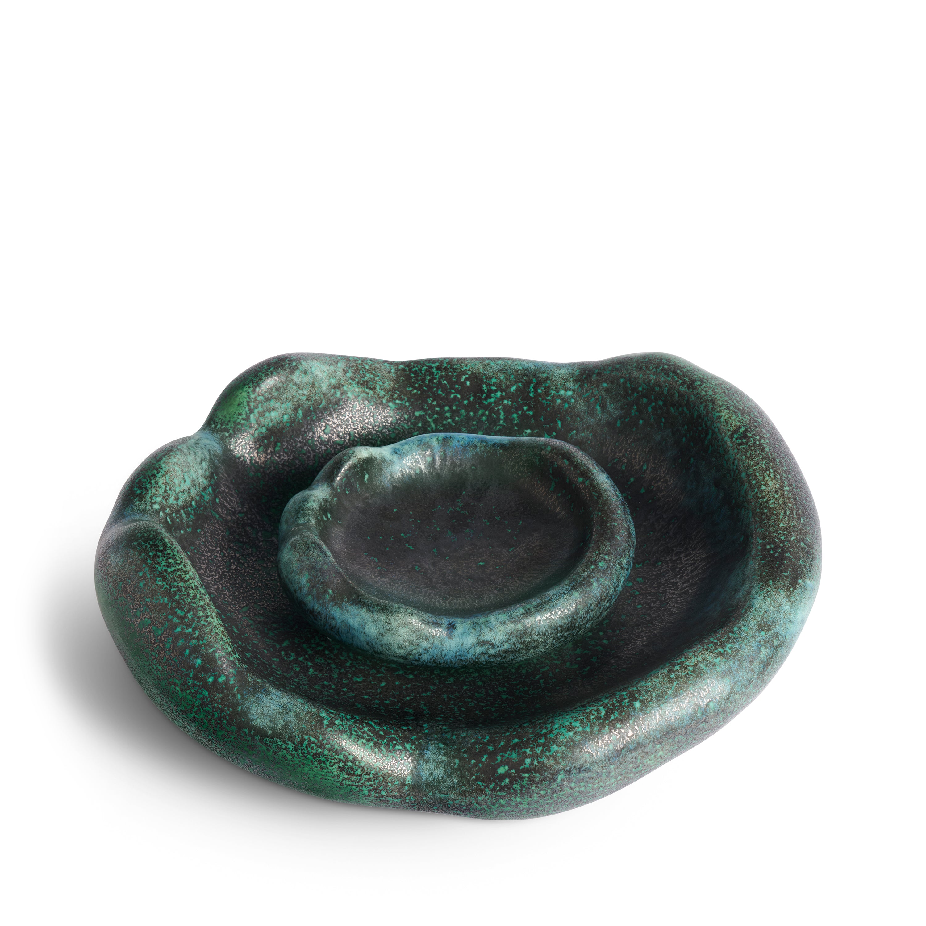 Cenote Coupe Bowl - Small Handmade Ceramic Serving Bowl for Salads, Desserts & Snacks | Perfect for Home Dining, Parties & Gifts