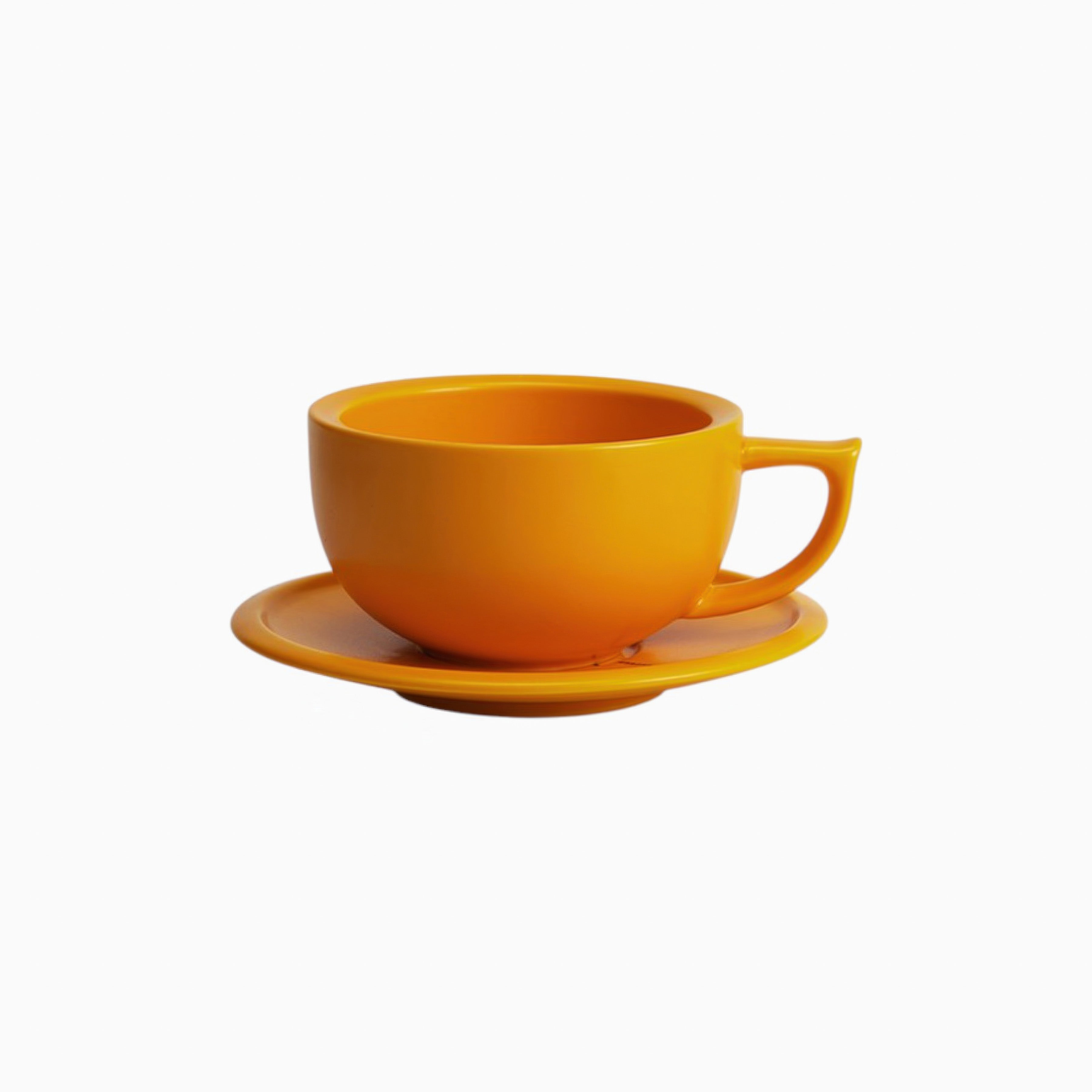 Premium Embossed Ceramic Latte Cup 280ml - Handcrafted Coffee Mug with Elegant Design - Perfect for Home, Café & Gifts - MUVNA