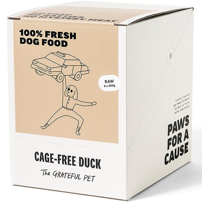 Premium Grain-Free Duck Raw Frozen Dog Food - 2kg | High-Protein, Natural Ingredients for Optimal Canine Health | Perfect for Raw Diet, Training Treats & Sensitive Stomachs