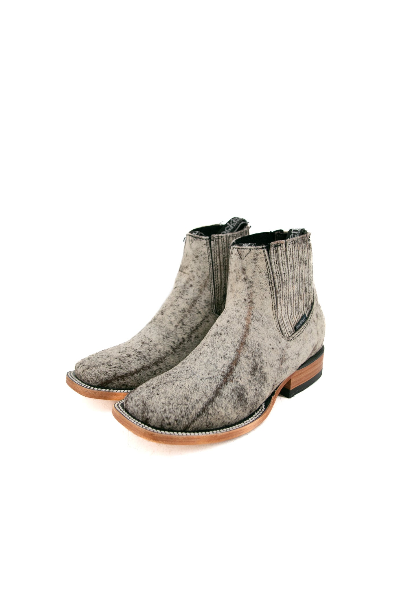 Women's Square Toe Cowhide Ankle Boots Size 5 - Comfortable & Stylish Leather Booties for Casual Wear, Office & Date Night Outfits